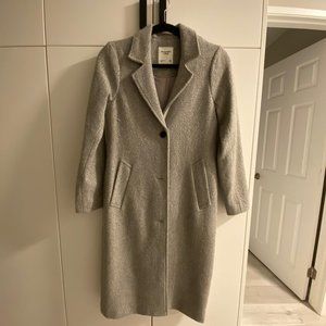 Abercrombie & Fitch Calf Length Dad Coat